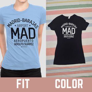 Airportag Madrid Barajas Airport Women's Tee